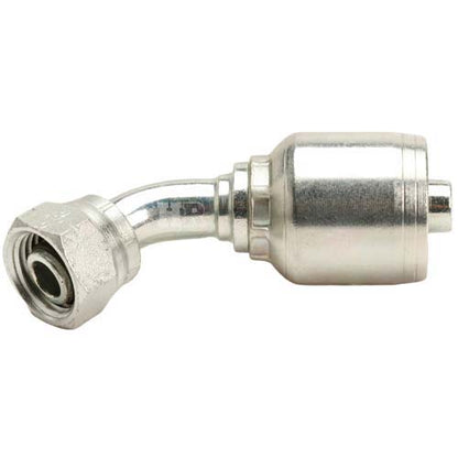 M16 X 1.5 Female Swivel 24° Cone (Light 10) with O-Ring 45° Elbow Hydraulic Fitting