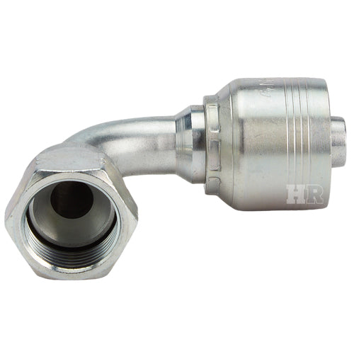 3/4" Female JIC Swivel 90° Medium Drop Elbow Hydraulic Fitting