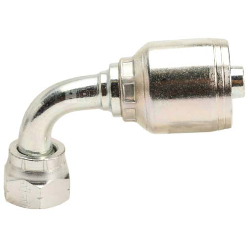 M16 X 1.5 Female Swivel 24° Cone (Light 10) with O-Ring 90° Elbow Hydraulic Fitting