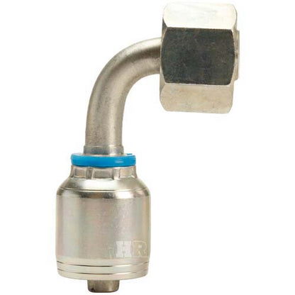 M22 X 1.5 Female Swivel 24° Cone (Heavy S14) with O-Ring 90° Elbow Hydraulic Fitting