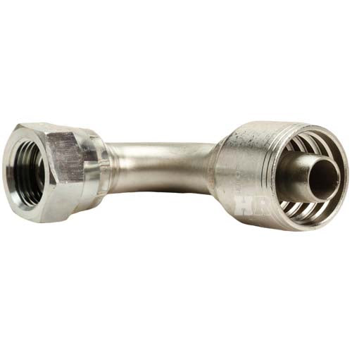 5/8" Female British Standard Parallel Pipe O-Ring Swivel 90° Elbow Hydraulic Fitting