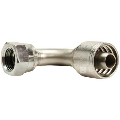 5/8" Female British Standard Parallel Pipe O-Ring Swivel 90° Elbow Hydraulic Fitting