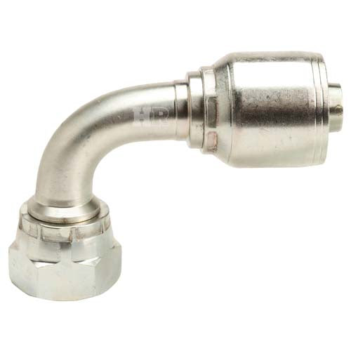 5/8" Female British Standard Parallel Pipe O-Ring Swivel 90° Elbow Hydraulic Fitting