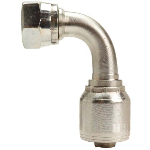 5/8" Female British Standard Parallel Pipe O-Ring Swivel 90° Elbow Hydraulic Fitting