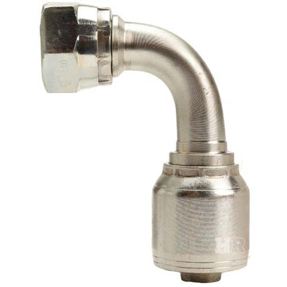 5/8" Female British Standard Parallel Pipe O-Ring Swivel 90° Elbow Hydraulic Fitting