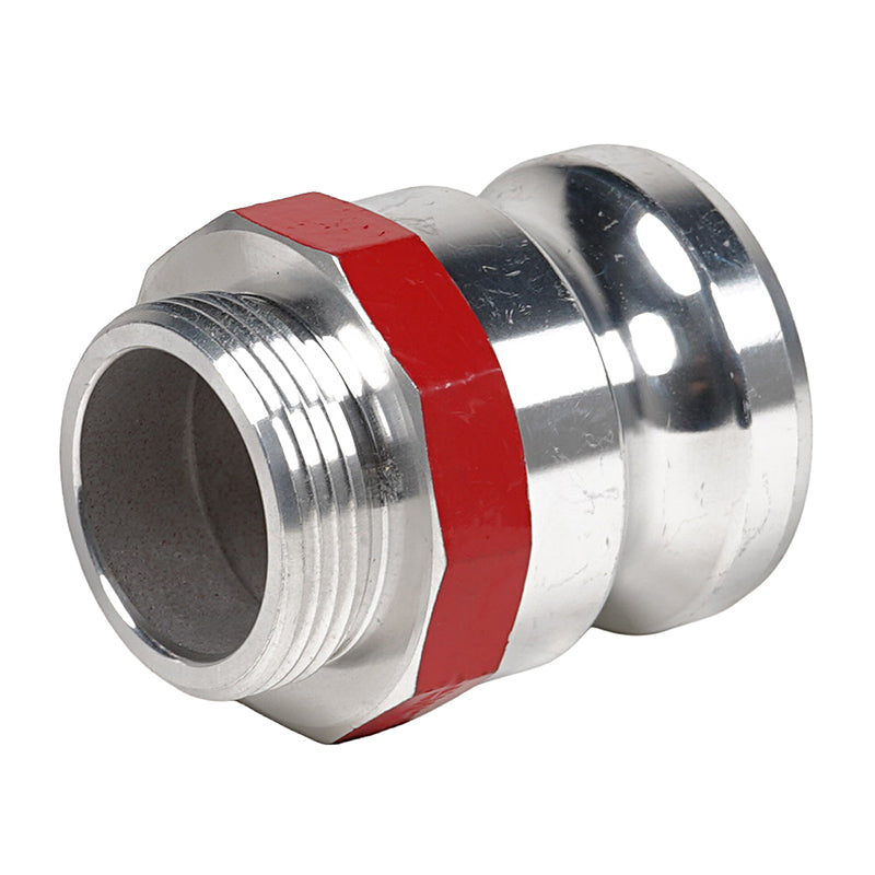 Aluminum 2" Male Camlock x 1 1/2" Male NH Fire Hose