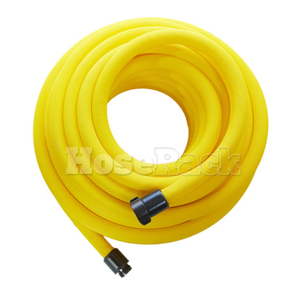 Yellow 1" x 100' Non-Collapsible Lightweight Hose (1" NH Threads)