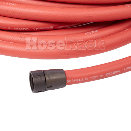 3/4" x 50' Non-Collapsible Rubber Hose (1" NPSH Threads)