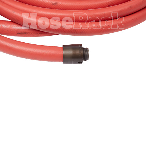 1" x 50' Non-Collapsible Rubber Hose (1" NH Threads)