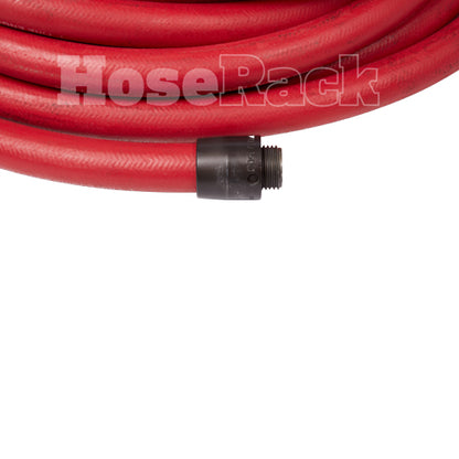 1" x 50' Non-Collapsible High Pressure Rubber Hose (1" NH Threads)