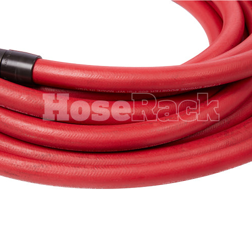 1" x 50' Non-Collapsible High Pressure Rubber Hose (1" NH Threads)