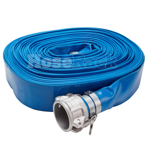 Blue 1 1/2" x 50' Camlock Lightweight Hose