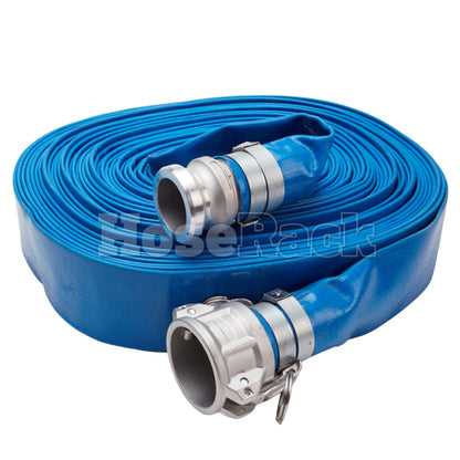 Blue 1 1/2" x 50' Camlock Lightweight Hose