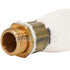 White 1" x 50' Double Jacket Mill Hose (3/4" GHT Couplings)