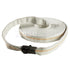 White 2" x 25' Double Jacket Industrial Hose (Alum NPSH Couplings)