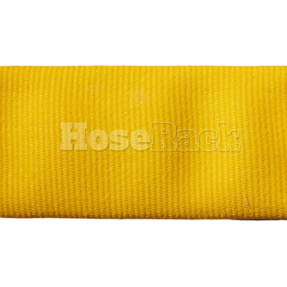 Yellow 2 1/2" x 50' Double Jacket Fire Hose (Alum NH Couplings)