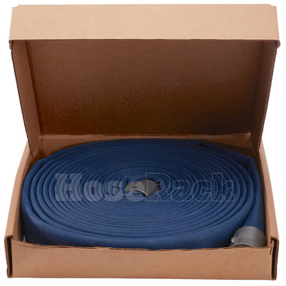 Blue 2 1/2" x 50' Double Jacket Fire Hose (Alum NH Couplings)