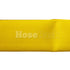 Yellow 1" x 100' Forestry Hose (Alum NPSH Couplings)