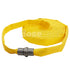Yellow 1 1/2" x 100' Forestry Hose (Alum NH Couplings) - Import