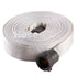 White 1 1/2" x 50' Forestry Hose (Alum NH Couplings) - Import