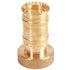 White 1 1/2" x 100' Pin Rack Hose Assembly (Brass NH Couplings)