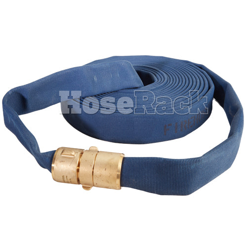 Blue 2 1/2" x 50' Potable Water Hose (Brass NH Couplings)