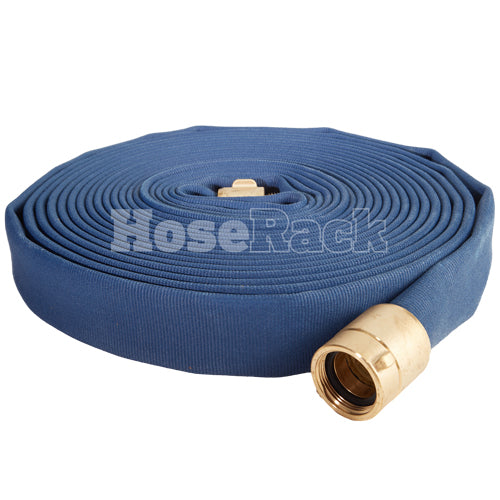 Blue 1 3/4" x 50' Potable Water Hose (Brass NPSH Couplings)