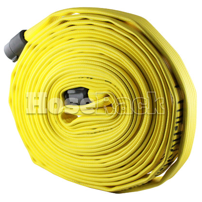 Yellow 1" x 50' Rubber Hose (Alum NH Couplings)