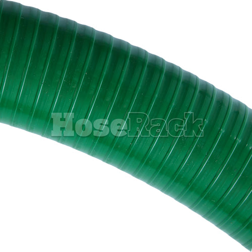 Green 2" x 20' Camlock / Threaded Suction Hose