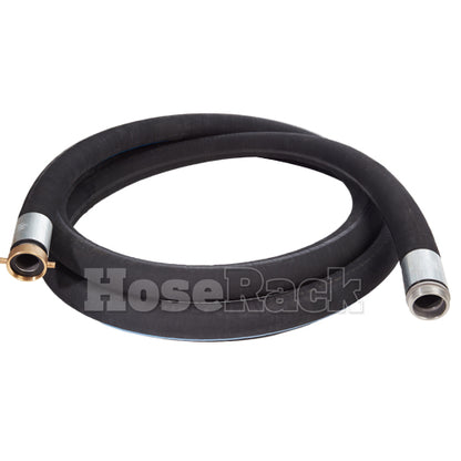 Black 2" x 20' Thread / Thread Suction Hose