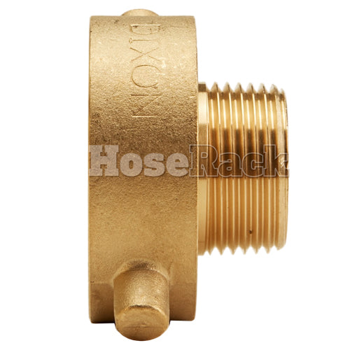 Brass 1 1/2" Female NH to 1" Male NPT (Pin Lug)