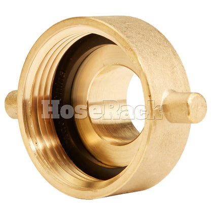 Brass 1 1/2" Female NH to 1" Male NPT (Pin Lug)