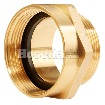 Brass 4" Female NH to 4" Male NPT (Hex)