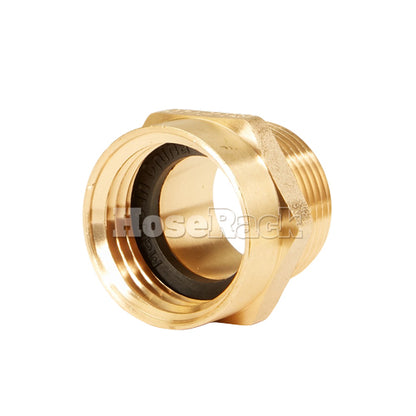 Brass 1" Female NH to 1" Male NPT (Hex)