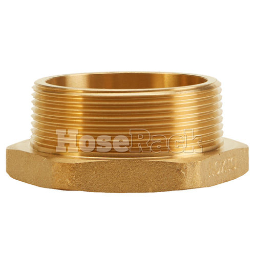 Brass 1 1/2" Female NH to 2 1/2" Male NPT (Hex)