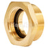 Brass 1 1/2" Female NH to 2" Male NPT (Hex)