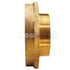 Brass 4 1/2" Female NH to 4" Male NPT (Hex)