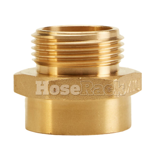 Brass 1" Female NPT to 1" Male NPSH (Hex)