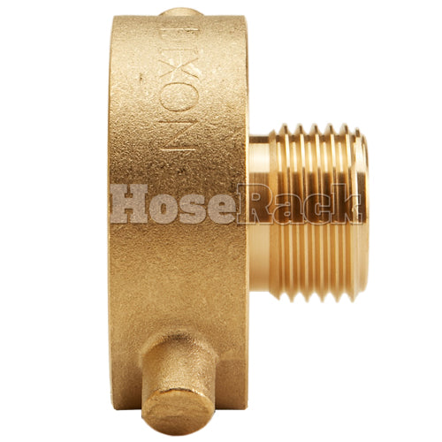 Brass 1 1/2" Female NPSH to Male GHT (Pin Lug)