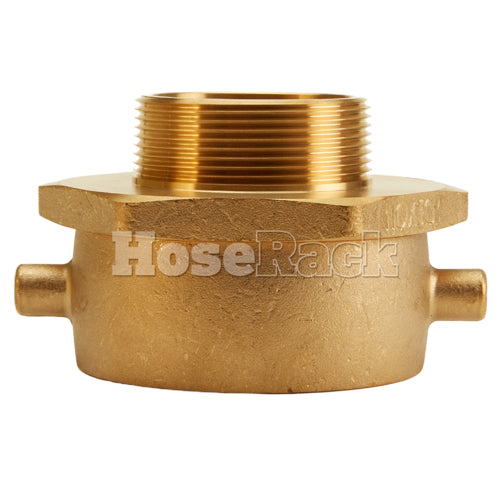 Brass 2 1/2" Swivel Female NH to 2" Male NPT (Pin Lug)