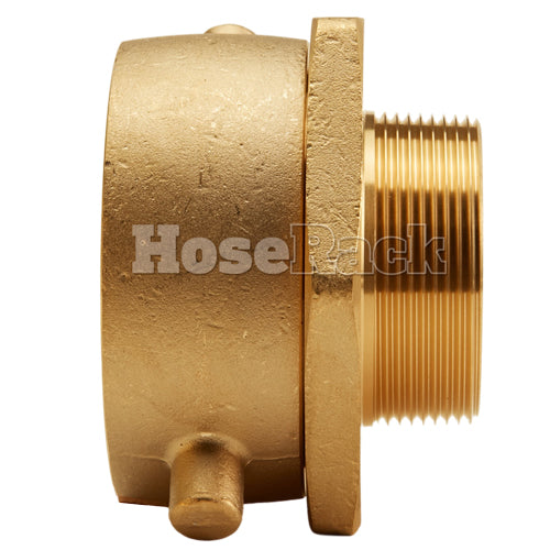 Brass 2 1/2" Swivel Female NH to 2" Male NPT (Pin Lug)