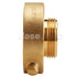 Brass 2 1/2" Female NYFD to 1 1/2" Male NH (Pin Lug)