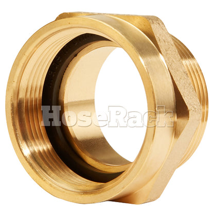 Brass 1 1/2" Female NPSH to 1 1/2" Male NPT (Hex)