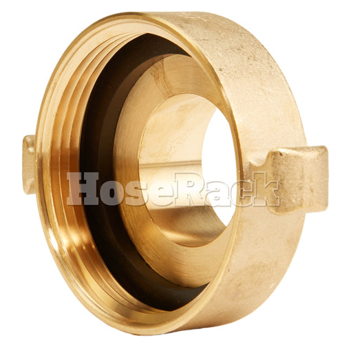 Brass 2 1/2" Female NH to 1 1/2" Male NH (Rocker)