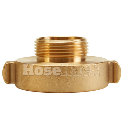 Brass 2 1/2" Female NH to 1 1/2" Male NH (Rocker)