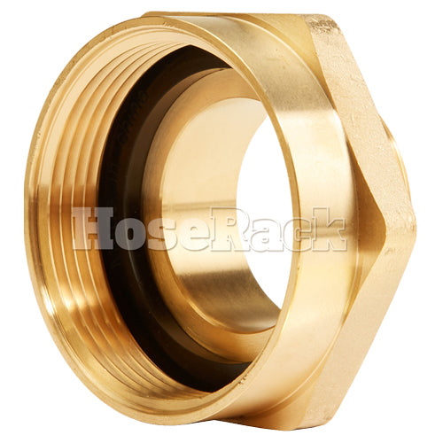 Brass 2 1/2" Female NH / NST to 2" Male NPT (Hex)