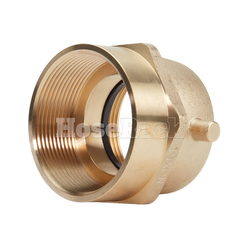 Brass 2 1/2" Swivel NH to 3" NPT Double Female