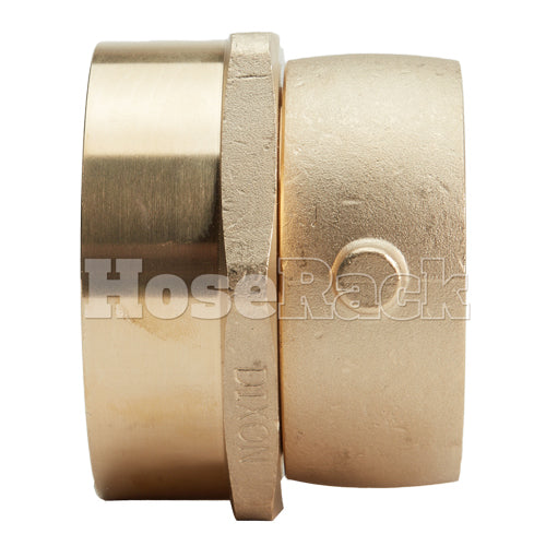 Brass 2 1/2" Swivel NH to 3" NPT Double Female