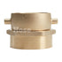 Brass 2 1/2" Swivel NH to 3" NPT Double Female