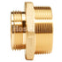 Brass 2" NPT to 1 1/2" NH Double Male (Hex)